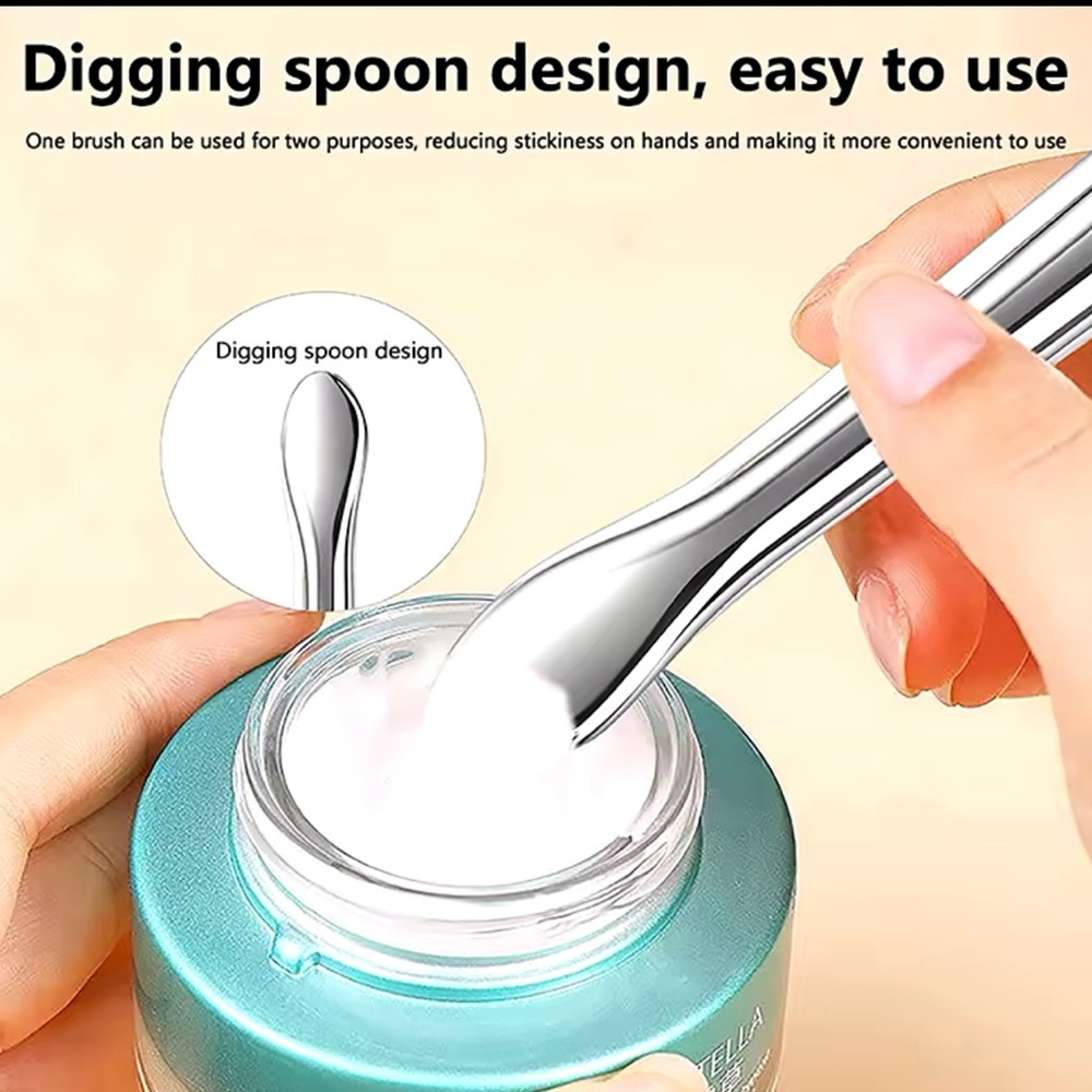 Stainless Steel Digging Spoon for Skincare